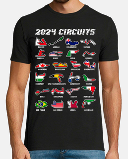 formula 1 circuits 2024 flags father&#39;s day gift