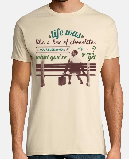 Camiseta Forrest Gump ENGLISH