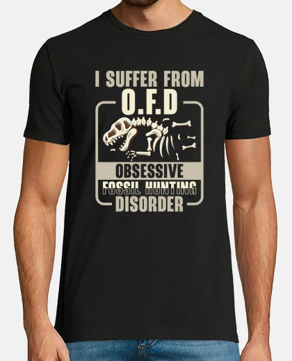 Camiseta Fossil Hunting Disorder Paleontologist Fossils