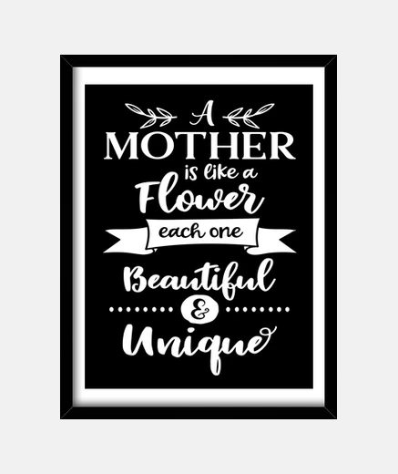 Quadro foto mamma amore famiglia mamme idea regalo per mamma