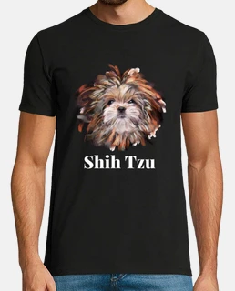 foto de perro shih tzu y melena de león