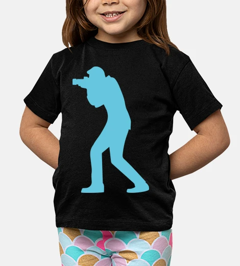 Ropa Fotografo Camara Fotografica Azul