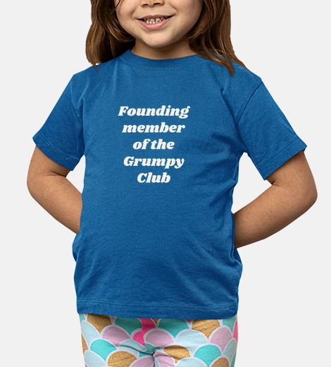 Kids founding member of the grumpy club. fun gift idea for the men you love in your life
