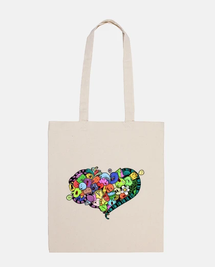 Sac fourre-tout coeur