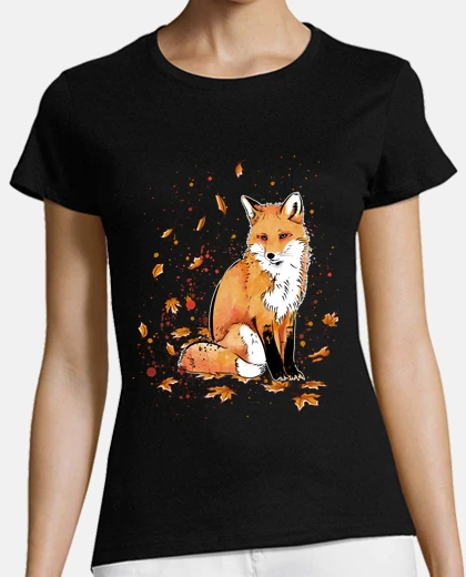 T-shirt fox in the night