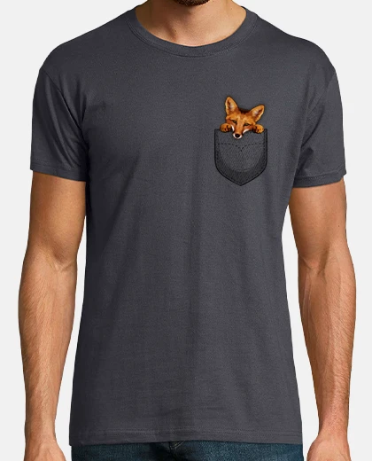 T-shirt fox in the pocket