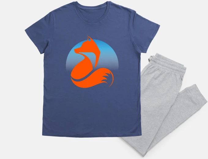 Pyjama fox silhouette original