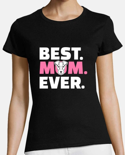 Tee-shirt fox terrier maman