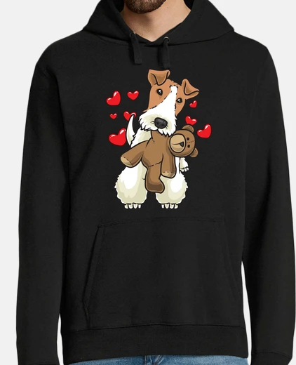 Hoodie Fox Terrier Wirehaired Dog Stuffed Animal