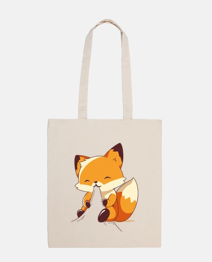 Bag fox who eats polo shirt top bag beach vacation tote