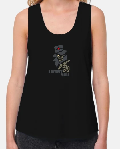 T-shirt fr / iwantyou noir di stef