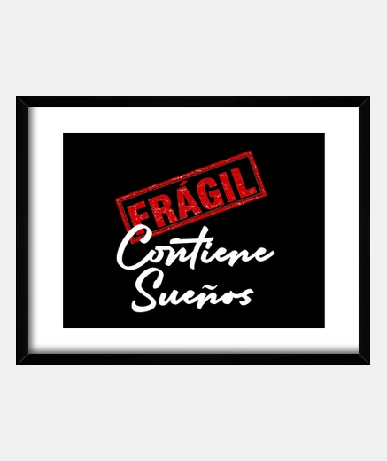 Cadre fragile contient des rêves