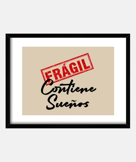 Cadre fragile contient des rêves