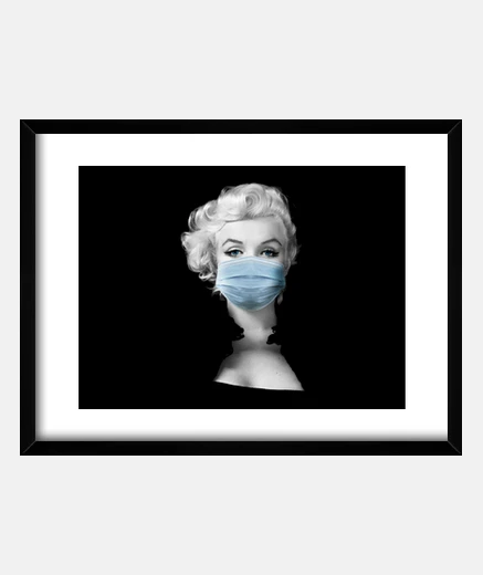 Framed frame with horizontal black frame