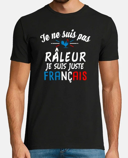 Tee-shirt Français, humour pays, France