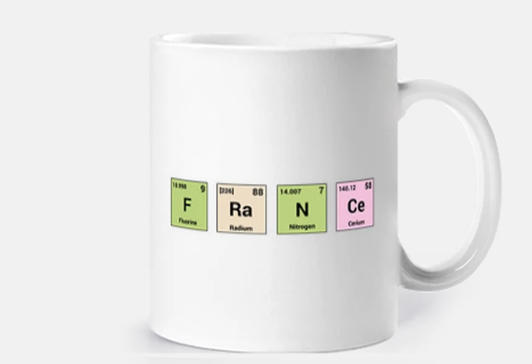 Mug France - éléments périodiques
