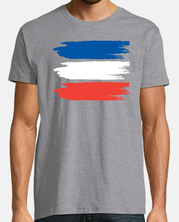 City of Eaubonne - France | FR Flag Top - Drapeau Français - Long Sleeve  T-Shirt