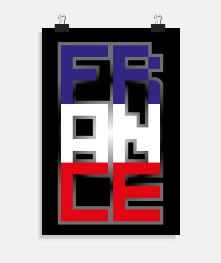 Poster france tee-shirt original b and epoque 
