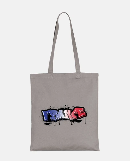 Bolsa francia arte callejero hip-hop gráficos bolso patriotas soberanistas bolso