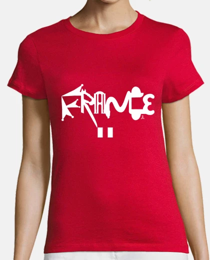 T-shirt francia france t-t-shirt scudo b