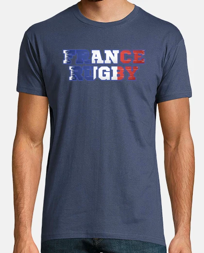 T-shirt francia rugby malliot de rugby