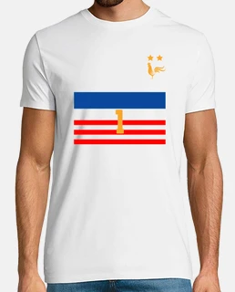 francia camiseta de fútbol número 1 partidario del equipo de francia
