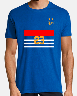 francia número 23 camiseta de fútbol partidario de la selección de francia