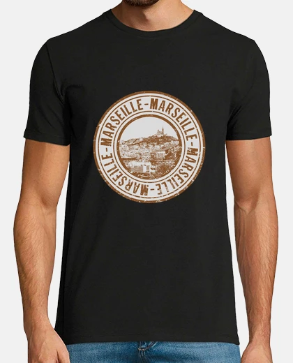 T-shirt francobollo dell39orgoglio di Marsiglia
