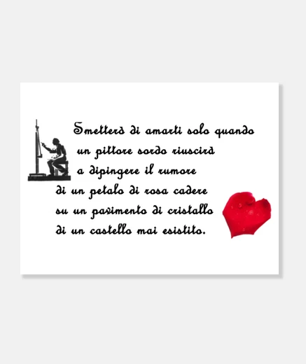 Stampa frase jim morrison italiano