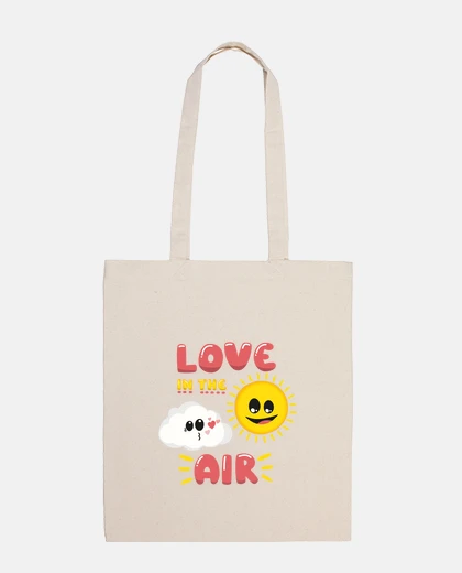Bolsa Frase Love in the air