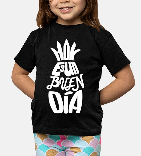 Ropa Frase Piña en Blanco / Mensaje Positivo