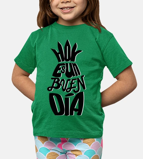 Ropa Frase Piña en Negro / Mensaje Positivo