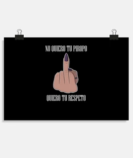 frase femminista - poster