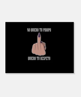 frase femminista - stampa su tela