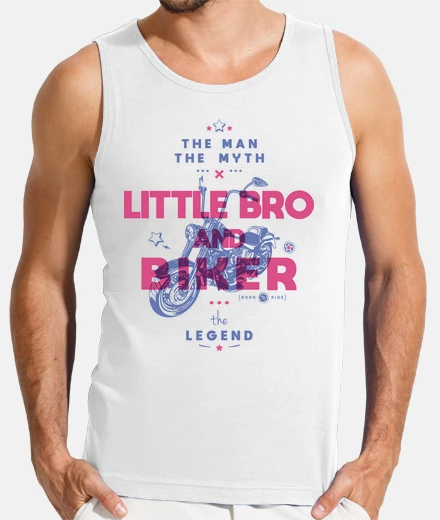 T-shirt fratellino e motociclista