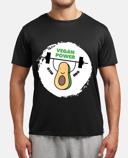 T-shirt fratello di palestra vegan power