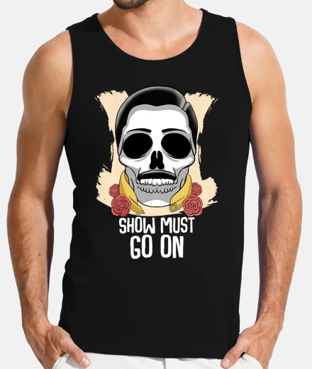 T-shirt freddie floral skull