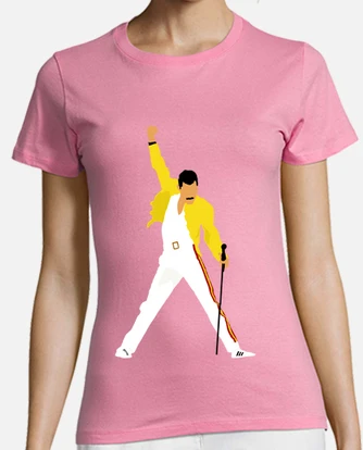 Camiseta freddie mercury mujer sale