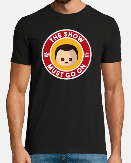 T-shirt freddie show must go on manga short man