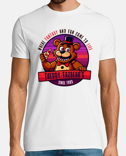 Tee-shirt freddy visage bear s