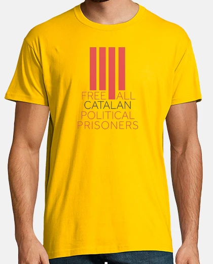 Camiseta free all catalan political prisoners chico 2