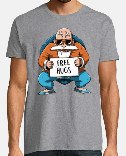 Tee-shirt free hugs roshi