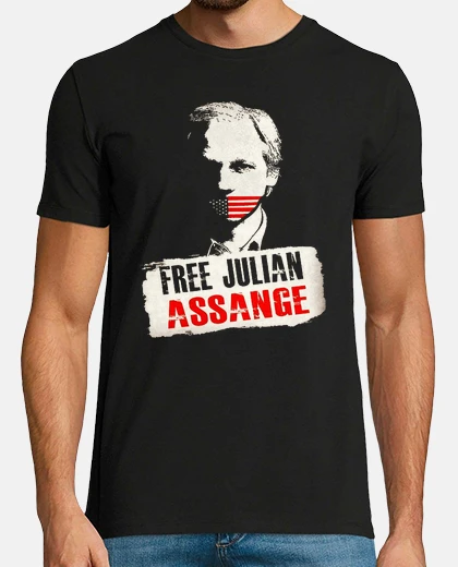 Tee-shirt Free Julian Assange