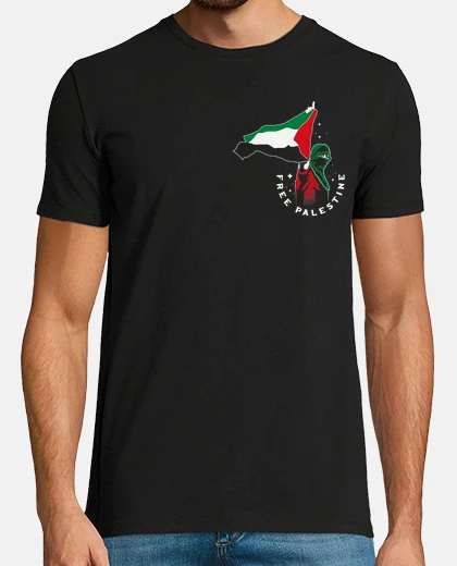 Camiseta Free Palestina. Intifada Gaza