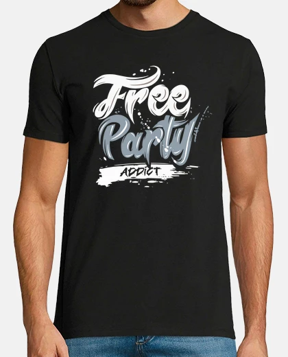 Tee-shirt FREE PARTY ADDICT