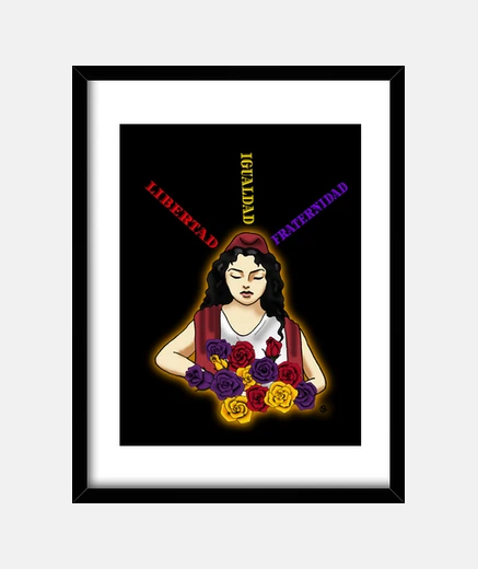 Framed freedom equality fraternity