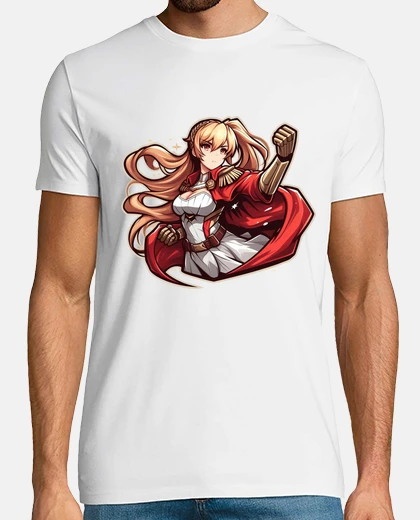 T-shirt freedom fighter anime girl
