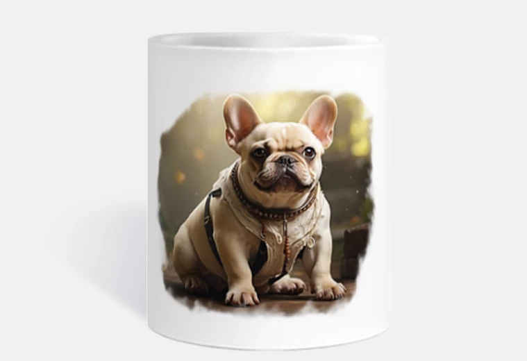 Cup french bulldog 2
