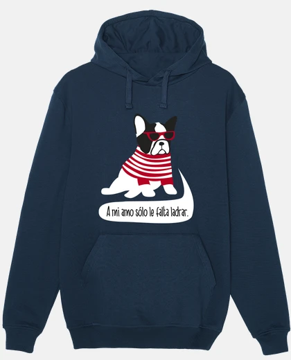Hoodie french bulldog hipster