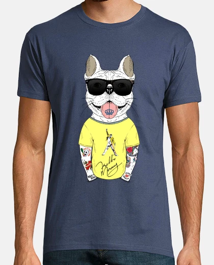 Camiseta Frenchie bulldog tatto Rock